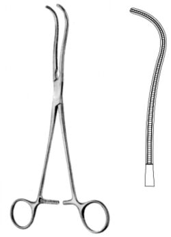 DeBakey Atraumatic blood vessel clamp