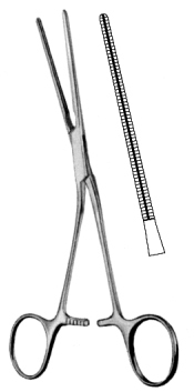 Cooley Patent Ductus Clamp Atraumatic angle 17cm