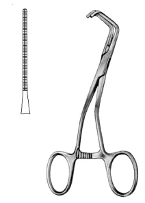 Neonatal and Pediatric Clamp Curved delicated