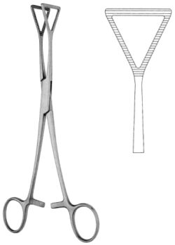 Lovelace Lung Grasp Forceps 20cm