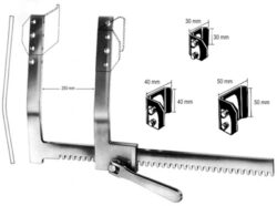 Finochietto Rib Spreader with 3 pair blades 15cm