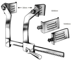 Braastad Thoracic Retractor for Adults 330mm