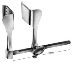 Tuffier Rib Spreaders serrated blade 53x43x130mm