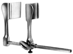 Tuffier Rib Spreaders serrated blade 50x45x165mm