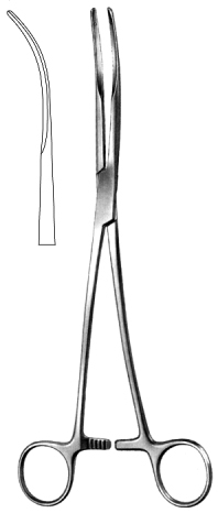 Semb Bronchus Clamp Curved 24cm