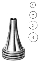 Toynbee Ear Speculum 4.0mm~7.0mm set of 4