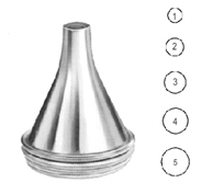 Boucheron Ear Speculum 4mm to 8mm, set of 5