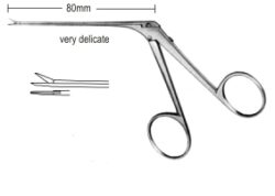 Bellucci Micro Mini Ear Scissors 4x1.5mm, 8cm