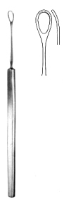 Langenbeck Ear Curette blunt sligh. Curved 13cm