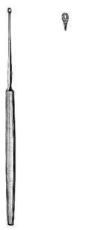 Shapleigh Ear Curette Straight 1.5mm, 13cm