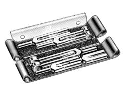 Tunning Fork set of 5, 128, 256, 512, 1024, 2048