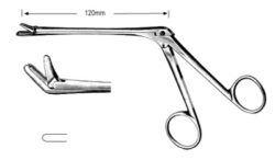Hajek Nasal Cutting Forceps up ward 120mm, 19cm