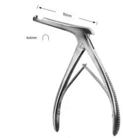 Kerrison Antrum Punch shaft 85mm, 20cm