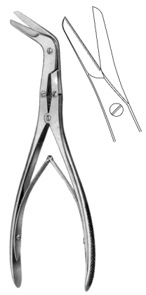 Killian Septum Scissors serrated angled D/A 21cm