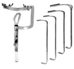 Malek Mouth Gag pediatric with 4 Tongue plates