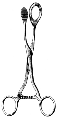 Mathieu Tongue holding Forceps 19cm