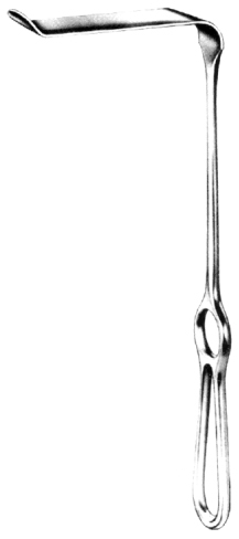 Obwegeser Tissue Retractor upward 11x40mm, 22cm