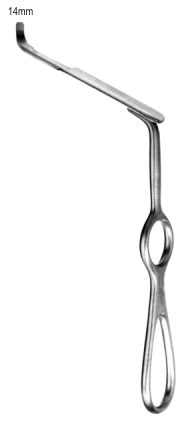 Metz Mandibular Channel Retractor 14mm, 19.5cm