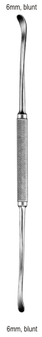 Obwegeser Freer Priosteal Elevator blunt 6mm, 22cm