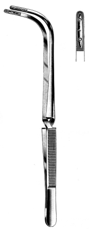 Jackson Tampon Forceps with spike 22cm