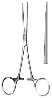 Allen Intestinal Clamp Straight serrated with 1x2T 15.5cm