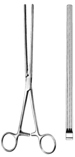 Mayo Robson Intestinal Forceps Atrumamatic 25cm