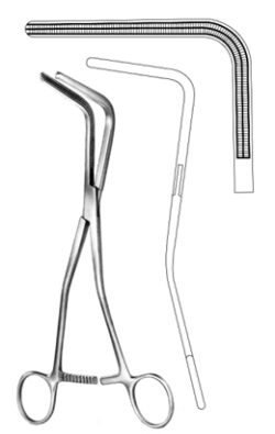 Veidenheimer Atraumatic Sigmoid anas. Forceps 23cm