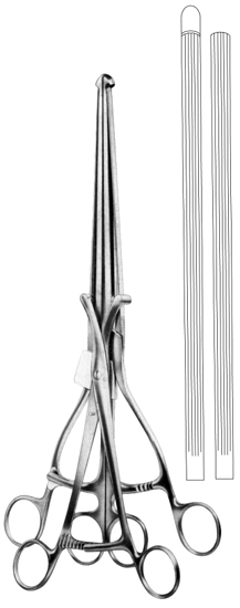 Haberer Intestinal and Stomach Twin Clamp 36cm