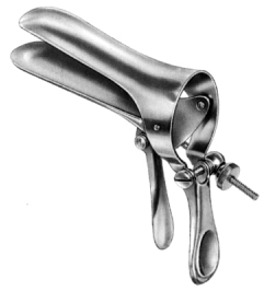 Cusco Speculum Lat.Screw flat end