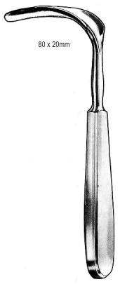 Ulrich Vaginal Retractor 80x20mm 19.5cm