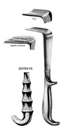 Doyen Vaginal Speculum finger grip