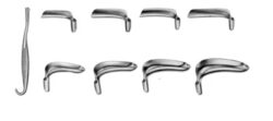 Bozemann Vaginal Speculum complete set with handle
