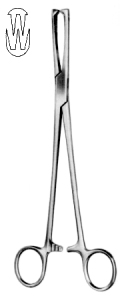 Henrotin Vulsellum Forceps 2x3T, 20.5cm