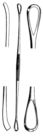 Uterine Curette D/E sharp / blunt 27cm