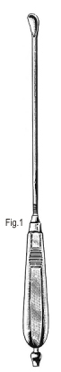 Universal Uterine Curette 28cm complete