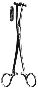 Willet Placenta Praevia Forceps T-shaped 19cm
