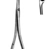 Hirst's Placenta Forceps Curved 27.5cm