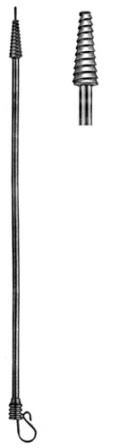 Leech-Wilkinson Int-uterine cannula 10x25mm small, 26.5cm