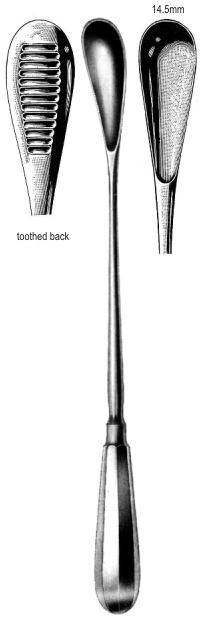 Cuzzi Ovum Curette 30cm