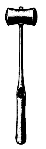 Williger Bone Hammer Solid, With Interchangeable Ferrozell Jaws