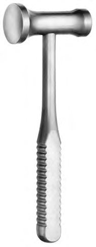 Bone Hammer Solid, With Interchangeable Ferrozell Jaws