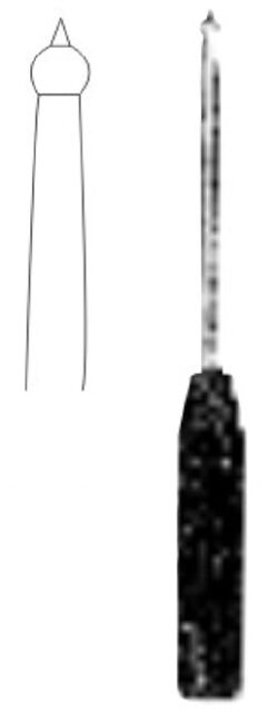 Straight Ball Spike with fiber handle 300mm