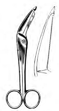 Excenter Bandage Scissors With Gezahnt Toothed