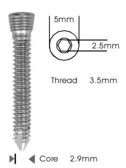 Safety Lock (LCP) Screw 3.5mm - Self Tapping