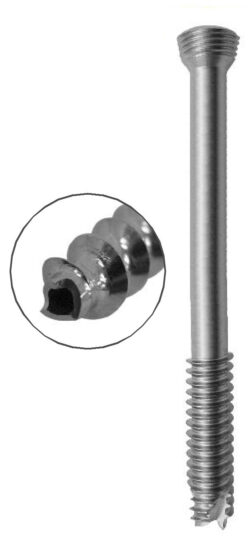 Cannulated Cancellous Safety Lock (LCP) Screw 5.0mm 16mm Threads