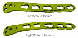 Distal Humerus Safety Lock (LCP) Plate 2.7mm / 3.5mm, Dorsolateral Titanium