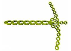 Pilon Safety Lock (LCP) Plate 2.7mm / 3.5mm Cruciform Titanium