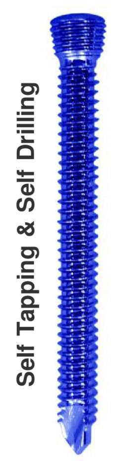 Safety Lock (LCP) Screw 5.0mm Self Tapping And Self Drilling Titanium
