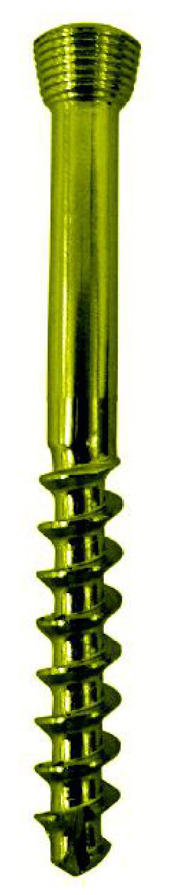 Cancellous Safety Lock (LCP) Screw 5.0mm 32mm Threads Titanium